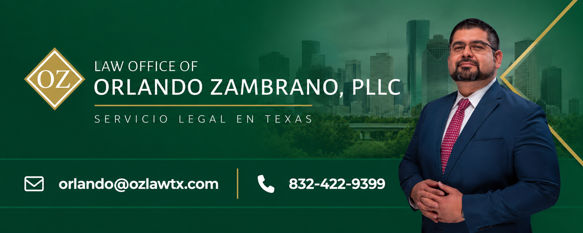Law Office of Orlando Zambrano, PLLC — servicio legal en Texas